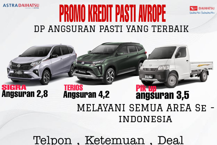 Promo Kredit Daihatsu tangerangselatan